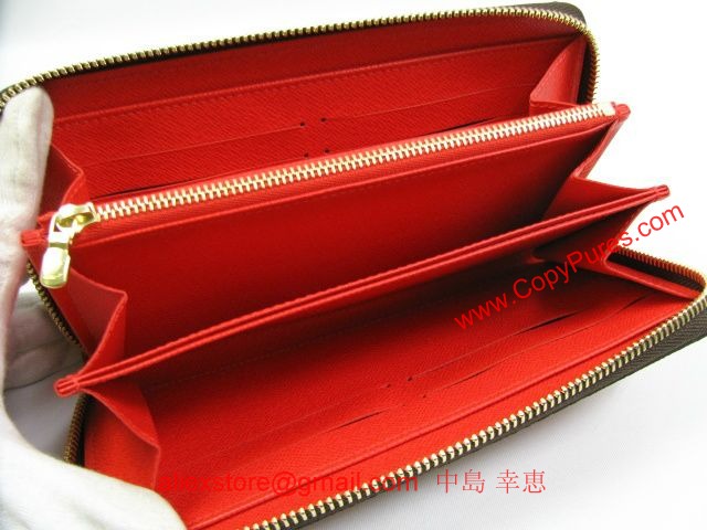 LOUIS VUITTON（ルイ・ヴィトン）ジッピー・ウォレットジッピー・ウォレット/モノグラムパンプキンドット/M60450/ルージュ/ラウンド長財布 